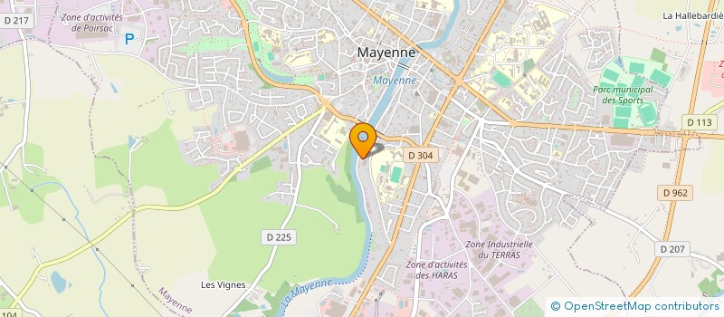 localisation de l'entreprise L'OUTIL EN MAIN DE MAYENNE à MAYENNE