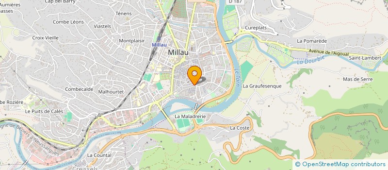 localisation de l'entreprise L'OUTIL EN MAIN DE MILLAU  MILLAU