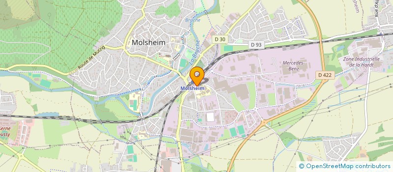 localisation de l'entreprise L'OUTIL EN MAIN DE MOLSHEIM  MOLSHEIM
