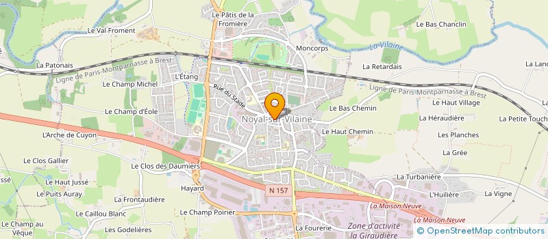 localisation de l'entreprise L'OUTIL EN MAIN DE NOYAL-SUR-VILAINE  NOYAL-SUR-VILAINE