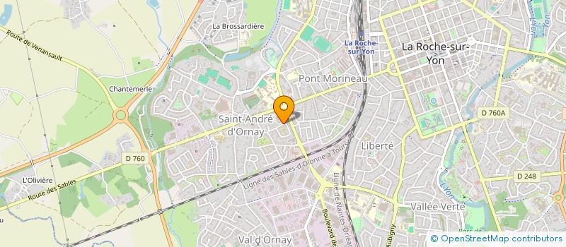 localisation de l'entreprise L'OUTIL EN MAIN DE VENDEE à LA ROCHE-SUR-YON