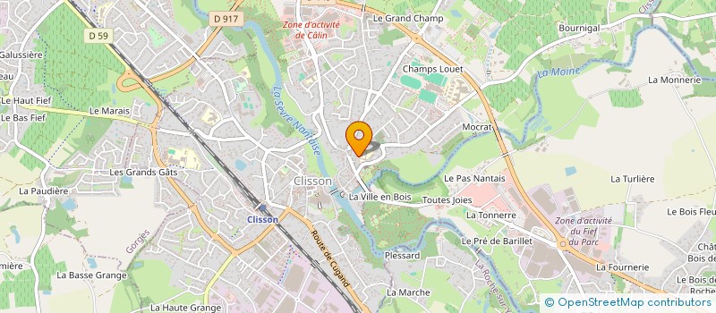 localisation de l'entreprise L'OUTIL EN MAIN DU PAYS CLISSONNAIS  CLISSON