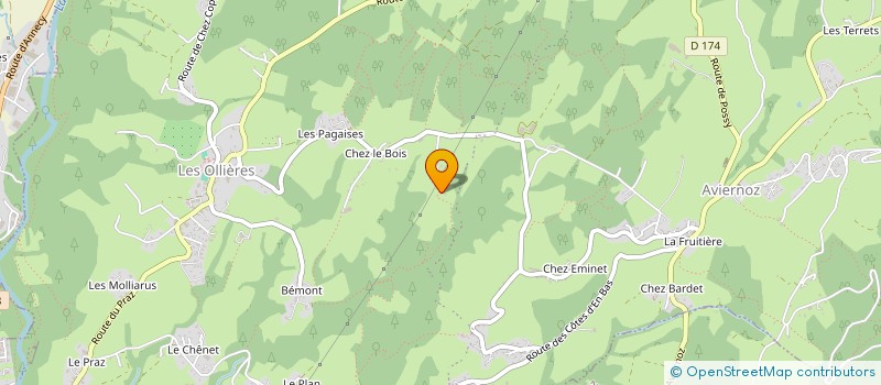 localisation de l'entreprise L'OUTIL EN MAIN DU PAYS DE FILLIERE  FILLIERE