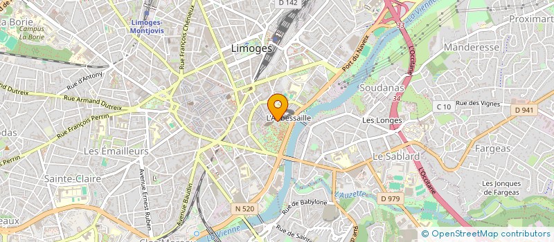 localisation de l'entreprise L OUTIL EN MAIN EN LIMOUSIN à LIMOGES