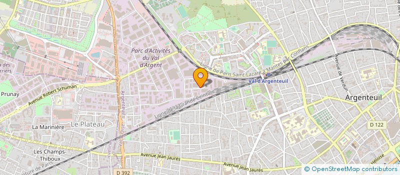 localisation de l'entreprise L'OUTILLAGE INDUSTRIEL à ARGENTEUIL