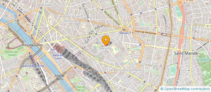 localisation de l'entreprise L'OUTILLAGE INDUSTRIEL ET DU BATIMENT  PARIS