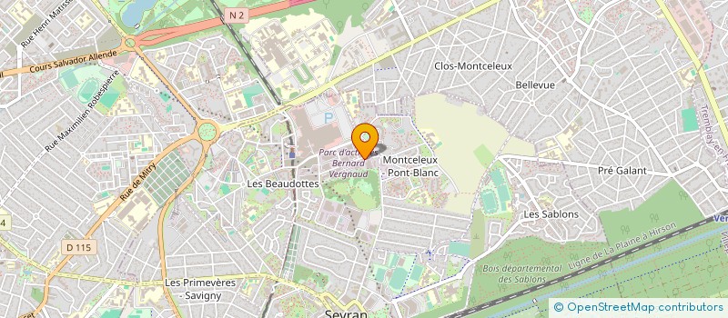 localisation de l'entreprise L'OUTILLAGE RATIONNEL DE PRECISION à SEVRAN