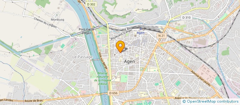 localisation de l'entreprise L'OUTREMOI COMPAGNIE  AGEN