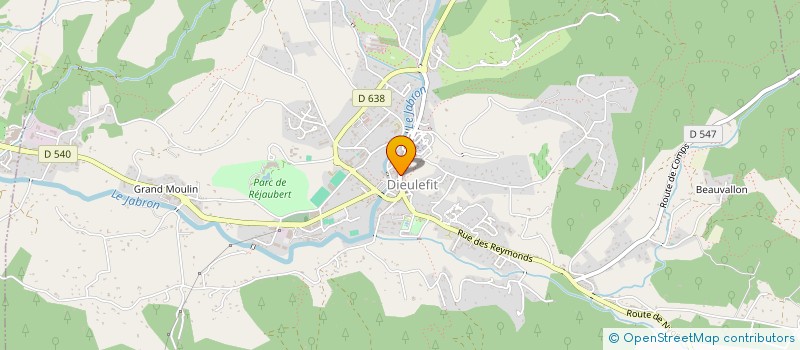 localisation de l'entreprise L'OUVERTURE  DIEULEFIT