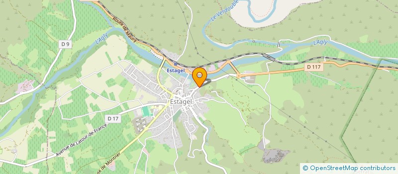 localisation de l'entreprise L'OUVERTURE 66  ESTAGEL