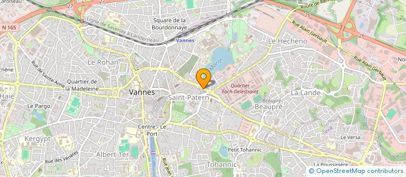 localisation de l'entreprise L'OUVERTURE DU PEUPLE à VANNES