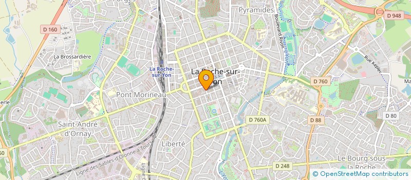 localisation de l'entreprise L'OUVRE BOITE à LA ROCHE-SUR-YON