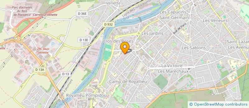 localisation de l'entreprise L OUVRE BOITES à COMPIEGNE