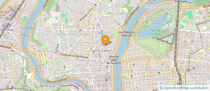 localisation de l'entreprise L'OUVRE PORTE  LYON