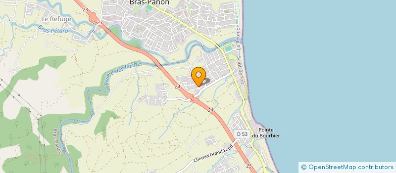 localisation de l'entreprise L'OUVRIER DU 974 à SAINT-BENOIT