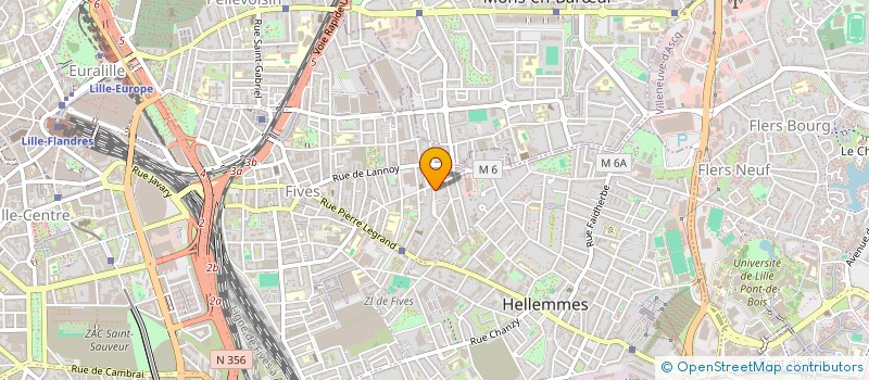 localisation de l'entreprise L OUVRIER DU DRAME à LILLE