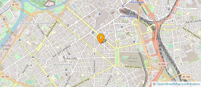 localisation de l'entreprise L'OUVROIR AUX LIVRES à LILLE