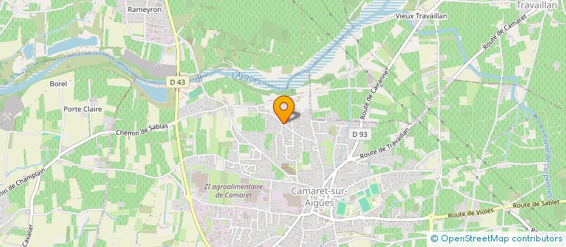 localisation de l'entreprise L'OUVROIR DI BOSCO à CAMARET-SUR-AIGUES