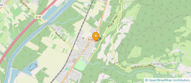 localisation de l'entreprise L'OVAL ARCHITECTE  TENCIN