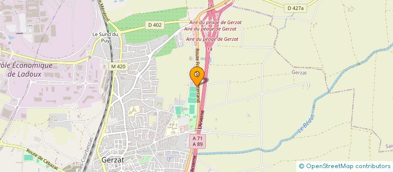 localisation de l'entreprise L'OVAL COIFFURE à GERZAT