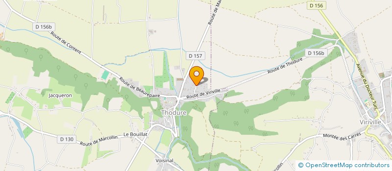 localisation de l'entreprise L'OVALE  THODURE