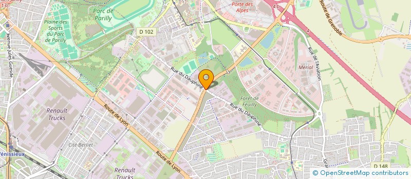 localisation de l'entreprise L'OVALIE  ST PRIEST