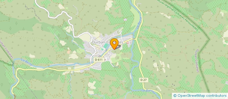 localisation de l'entreprise L'OVALIE  DURBAN-CORBIERES