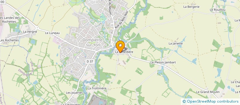 localisation de l'entreprise L'OVALIE à LA FERRIERE