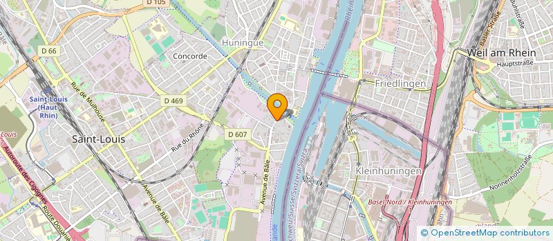 localisation de l'entreprise L'OVIV S.A.S  HUNINGUE