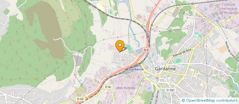 localisation de l'entreprise L'OVNIS 13 à GARDANNE