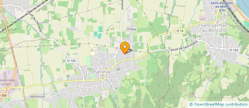 localisation de l'entreprise L'OXALYS  CHASSELAY