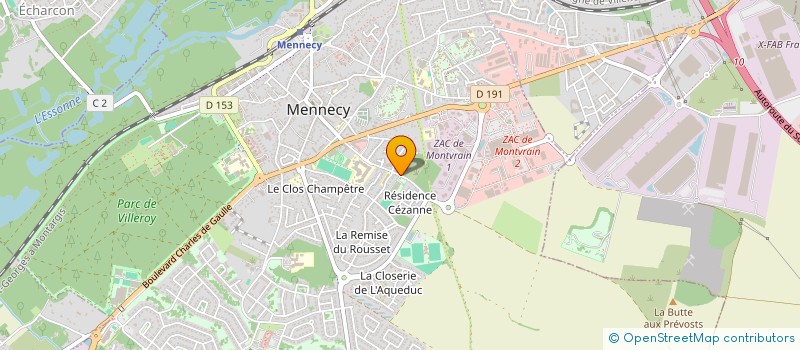 localisation de l'entreprise L'OXER à MENNECY