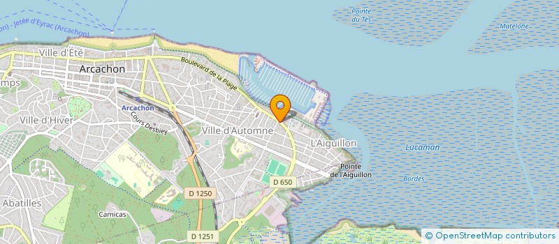localisation de l'entreprise L'OYA à ARCACHON