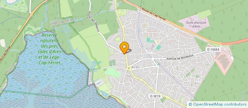 localisation de l'entreprise L'OYAT'S CAFE  ARES