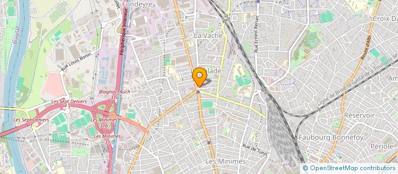localisation de l'entreprise L&P à TOULOUSE