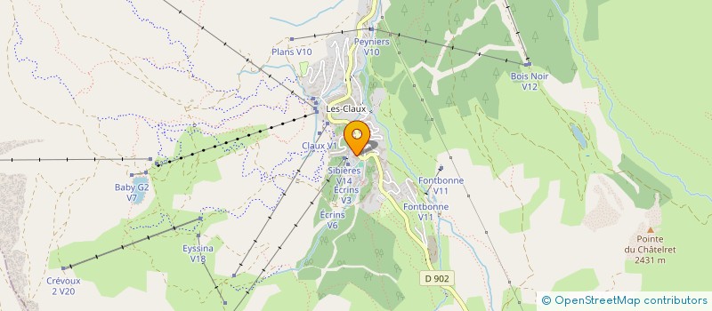 localisation de l'entreprise L.P.  VARS