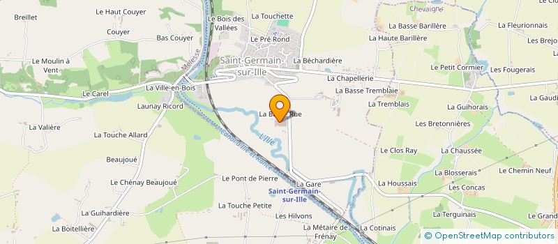 localisation de l'entreprise L.P  SAINT-GERMAIN-SUR-ILLE