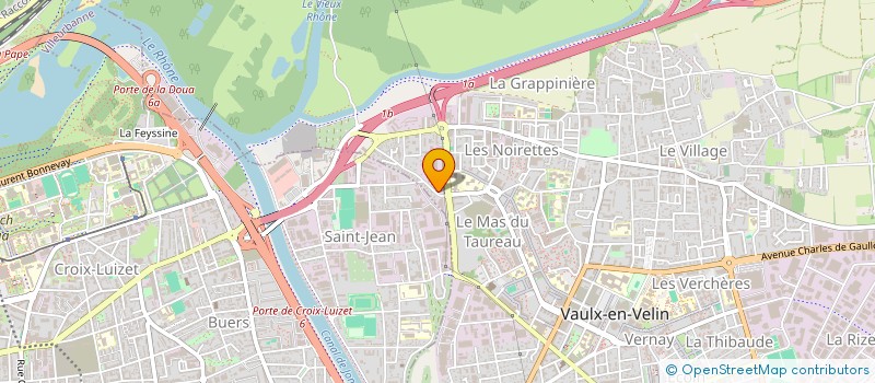 localisation de l'entreprise L P A  VAULX-EN-VELIN