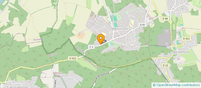 localisation de l'entreprise L.P.A.O.  MENUCOURT