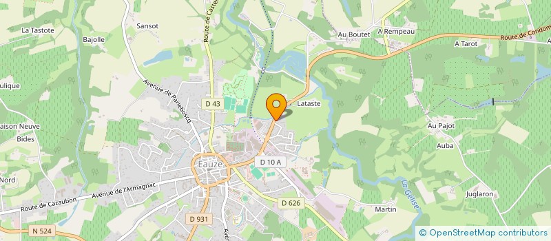 localisation de l'entreprise L.P.B.S. BOURDIE  ESTANG