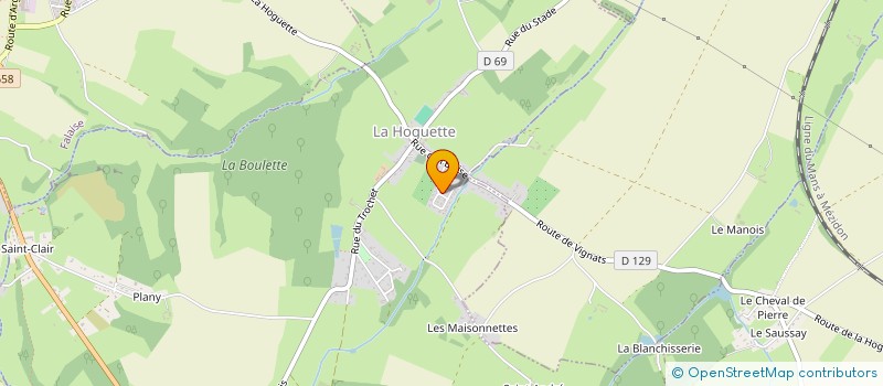 localisation de l'entreprise L.P.BLIN  LA HOGUETTE