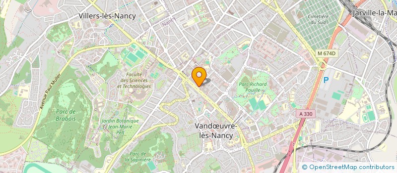 localisation de l'entreprise L P C  VANDUVRE-LES-NANCY