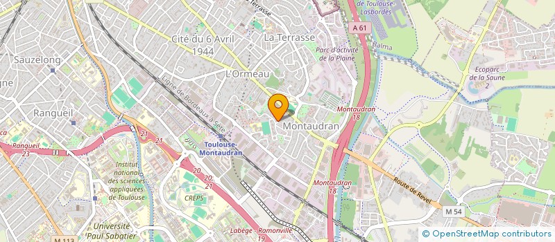 localisation de l'entreprise L.P.C. à TOULOUSE