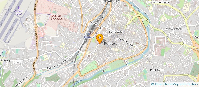 localisation de l'entreprise L.P.C. DEVELOPPEMENT à POITIERS