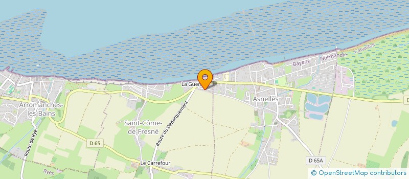 localisation de l'entreprise L.P.C.H.  SAINT-COME-DE-FRESNE