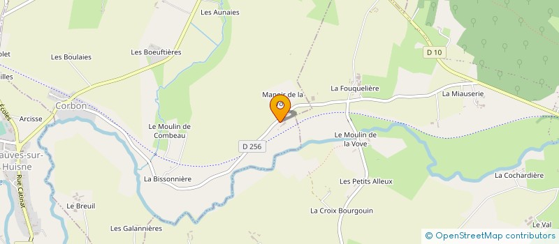 localisation de l'entreprise L.P.C.P. à CORBON