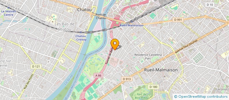 localisation de l'entreprise L.P.C.P. à RUEIL-MALMAISON