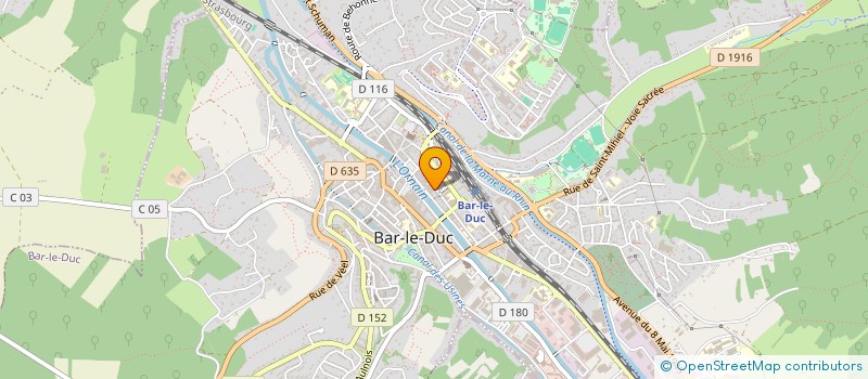 localisation de l'entreprise L&P CONCEPT à BAR-LE-DUC