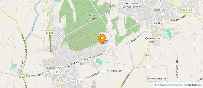 localisation de l'entreprise L.P. CONSULTING  MOURS-SAINT-EUSEBE