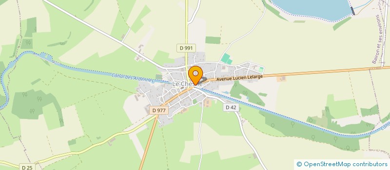 localisation de l'entreprise L.P COUVERTURE  BAIRON ET SES ENVIRONS